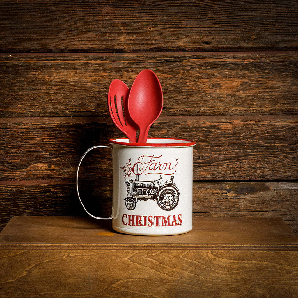Oversized Farm Christmas Mug Container