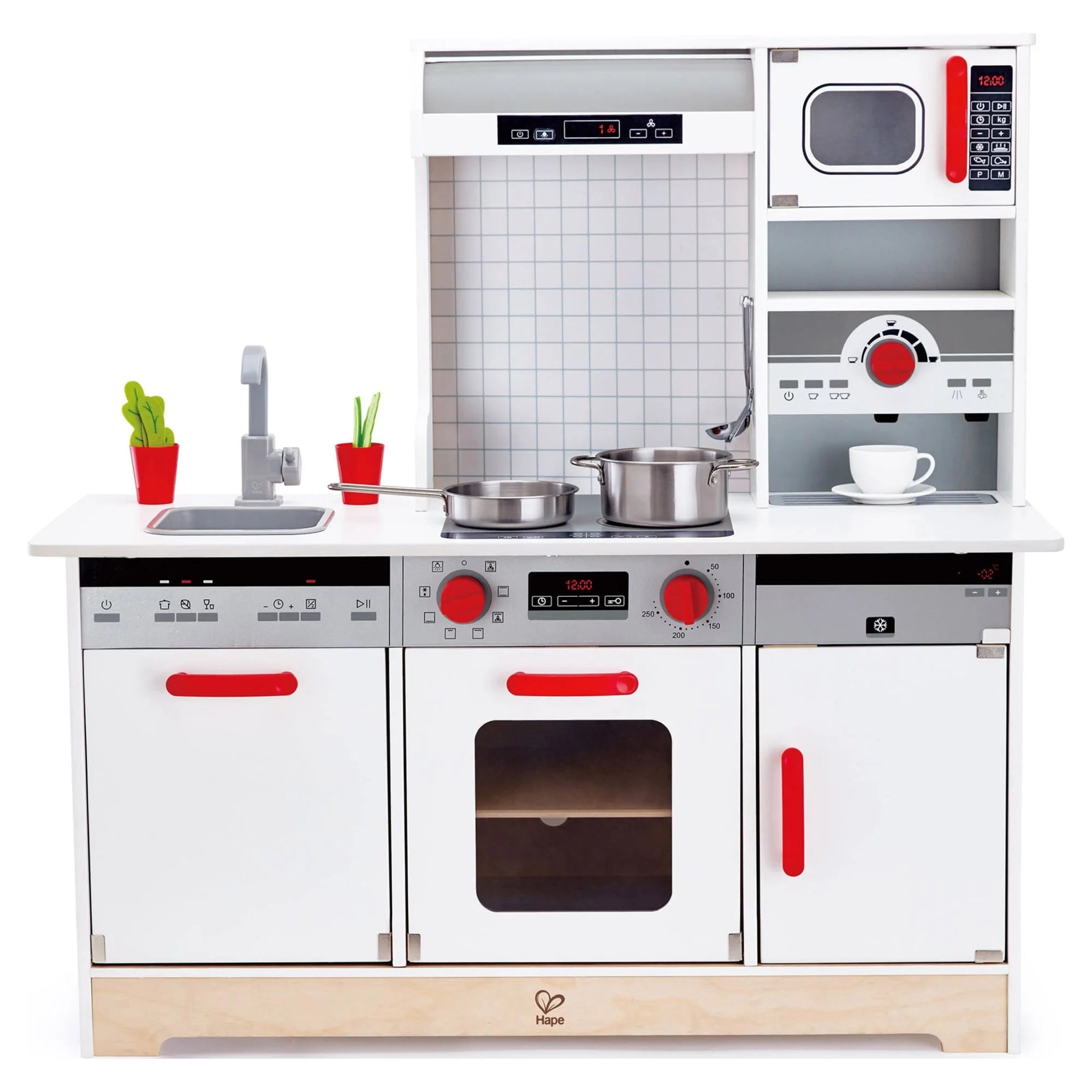 Hape All-In-1 Kitchen Kid's Wooden Toy Playset & Accessories