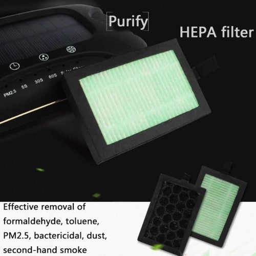 MAG.AL Air Purifier Aroma Diffuser Auto Mist Maker PM 2.5 Eliminator Car Air Purifier with Fresh Air Humidifier USB Air Purifier for Car with HEPA,White