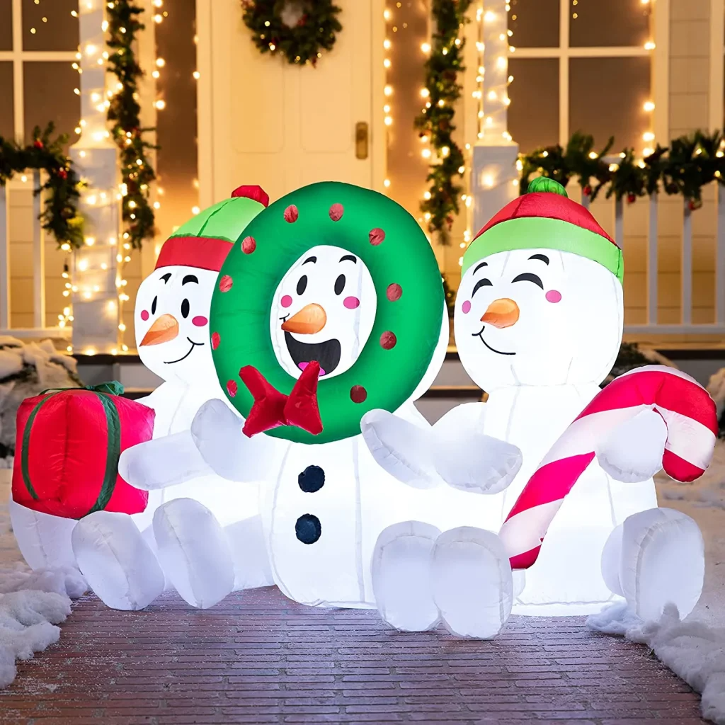 6ft LED Snowman Christmas Inflatable