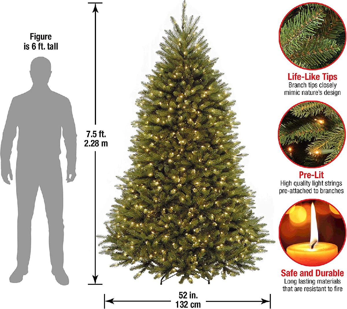 馃巿馃巹Christmas Sale Buy 1 Get 1 Free馃巹馃専 Adjustable Height Decorative Christmas Tree with Colourful LED Lights: light up your festive joy(Buy 2 Free Shipping)