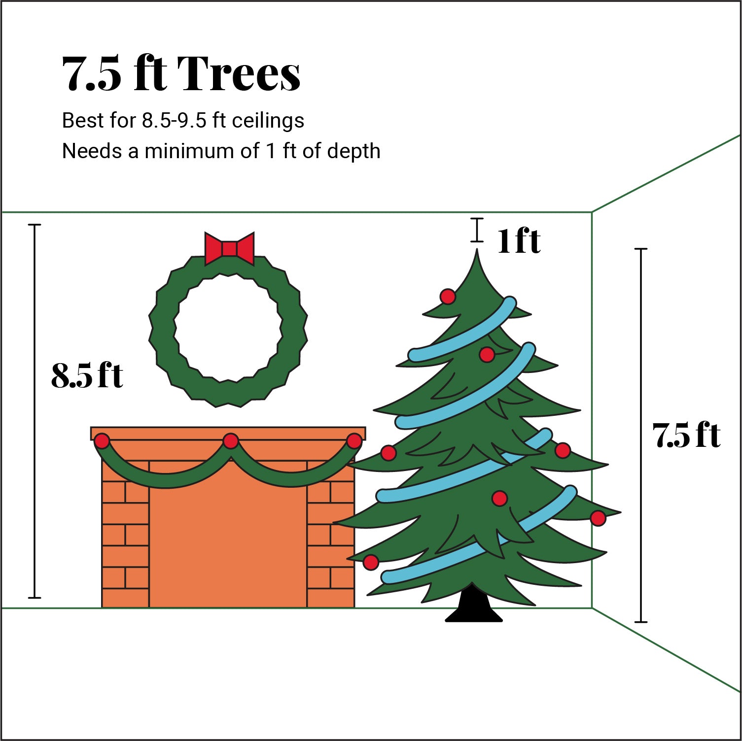 QUEEN FLOCK® QUICK-SHAPE ARTIFICIAL CHRISTMAS TREE