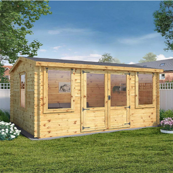 【Home&Garden】【BS】Mercia 4M x 3m Grizedale Log Cabin -- 19mm