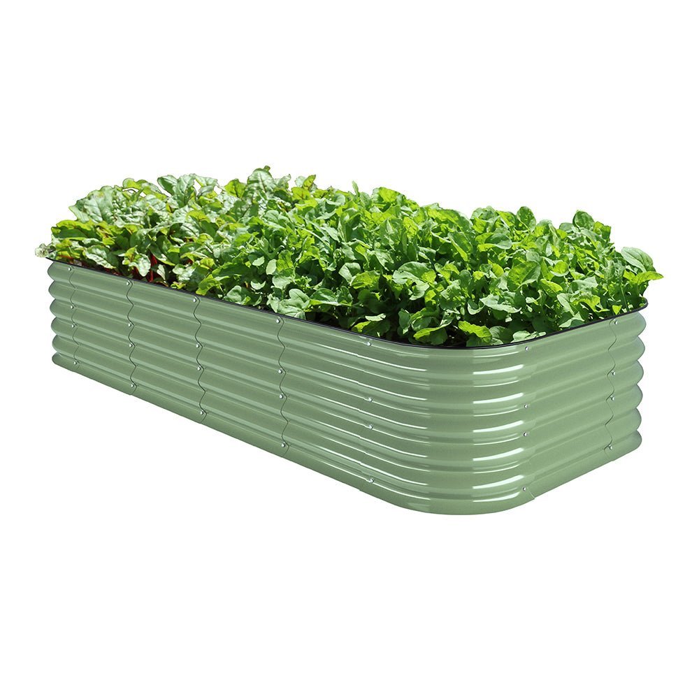 17'' Tall 8'x4' Metal Raised Garden Beds (10 in 1)