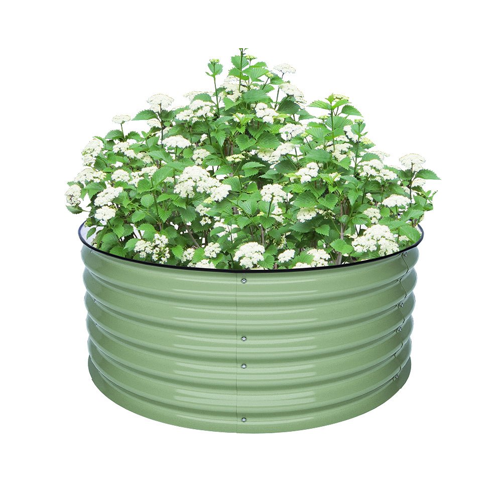 17'' Tall 42'' Round Metal Raised Garden Beds