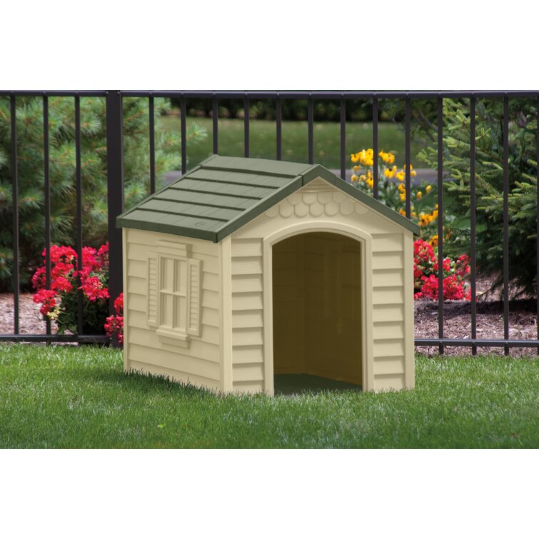 Herrington Deluxe Dog House in Tan & Mocha