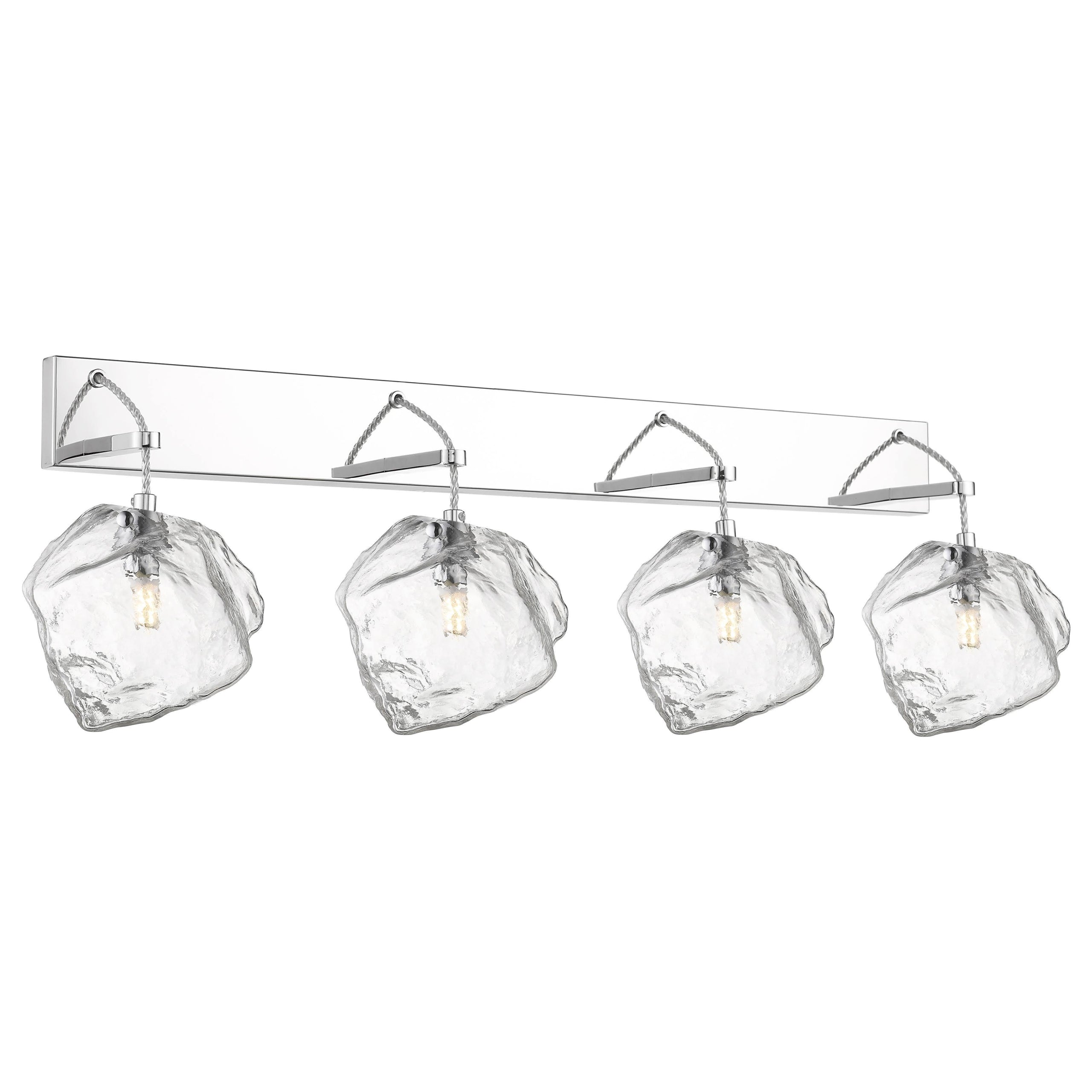 63131LED'sP-MSS/CLR 4 Light Wall / Vanity in Mirrored