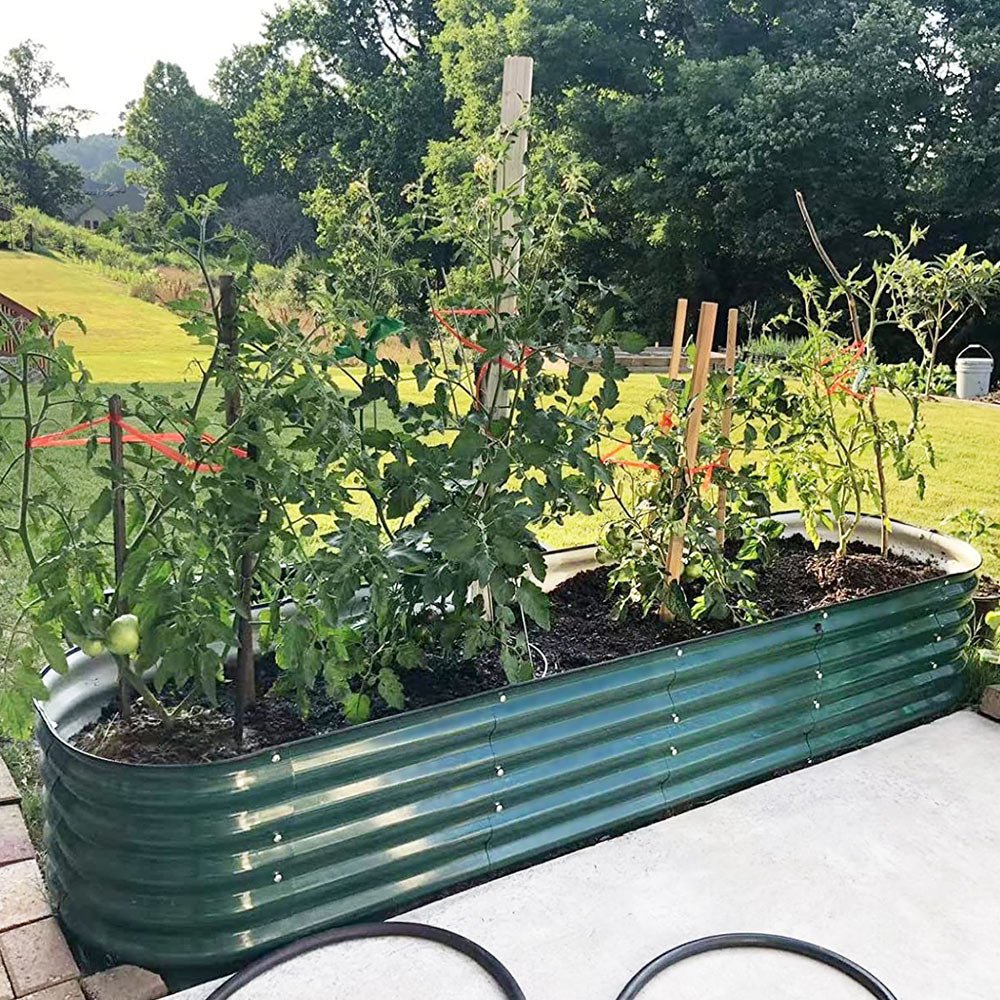 17'' Tall 8'x2' Metal Raised Garden Beds (9 in 1)