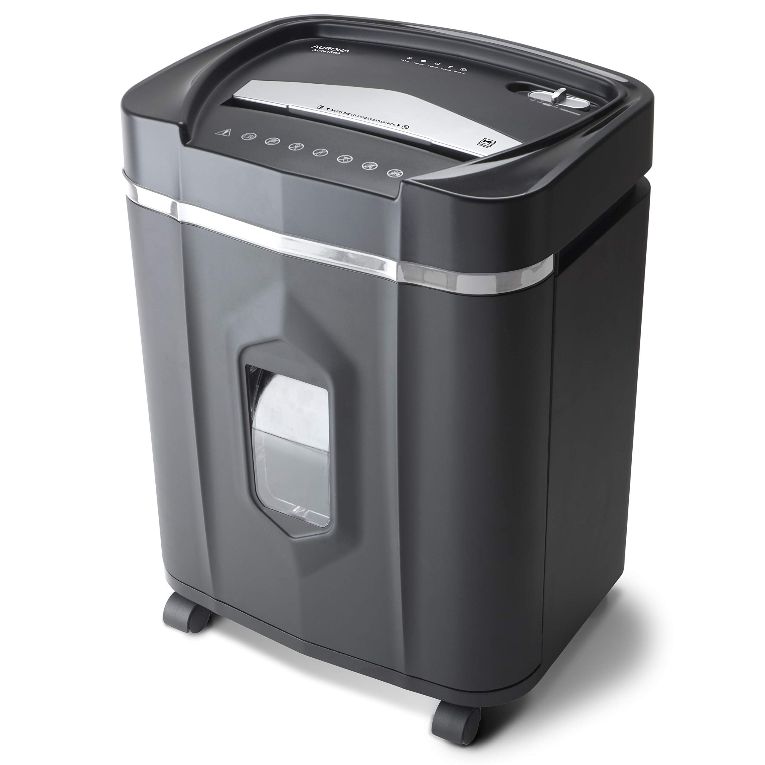 Aurora 12-Sheet Micro-Cut Paper/CD and Credit Card/ 60 Minutes Continuous Run Time Shredder