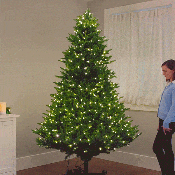 2023 Christmas Hot Sale Magical Remote Control Retractable Christmas Tree