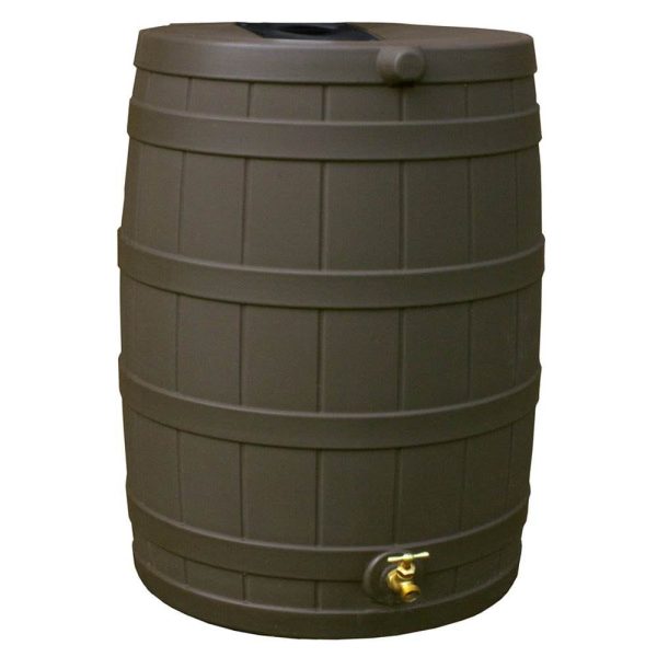 40 Gallon Rain Barrel   Oak