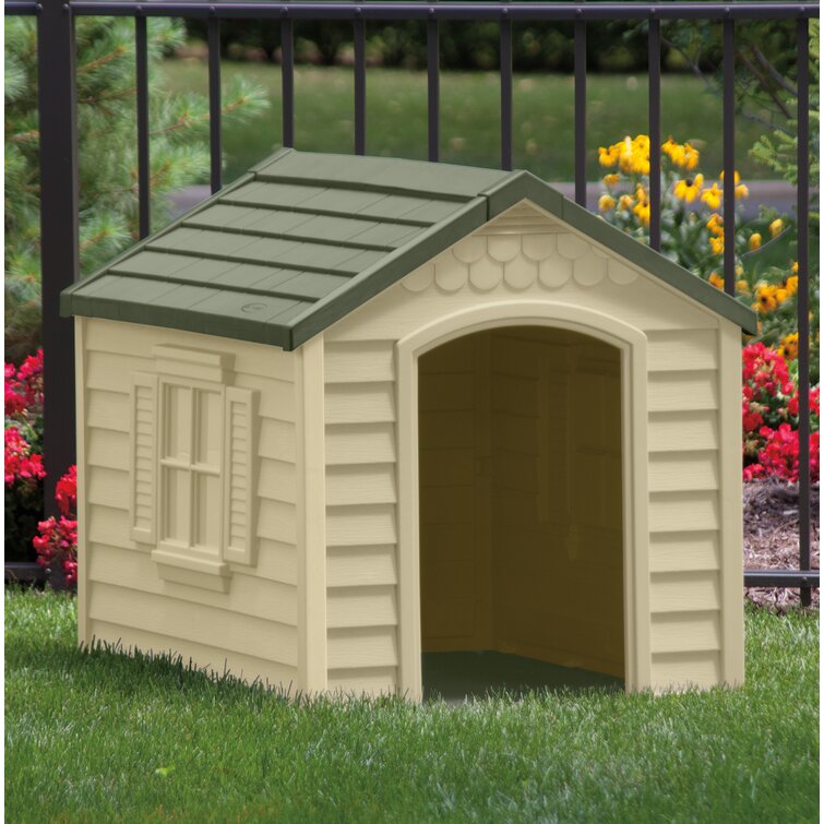 Herrington Deluxe Dog House in Tan & Mocha