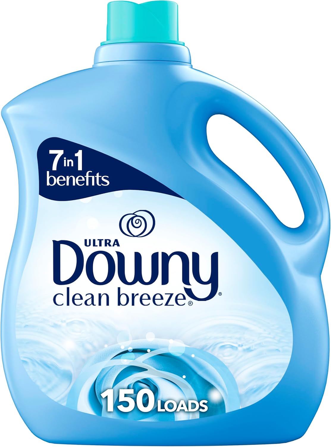 Downy Fabric Softener Liquid, Cool Cotton Scent, 140 fl oz, 190 Loads