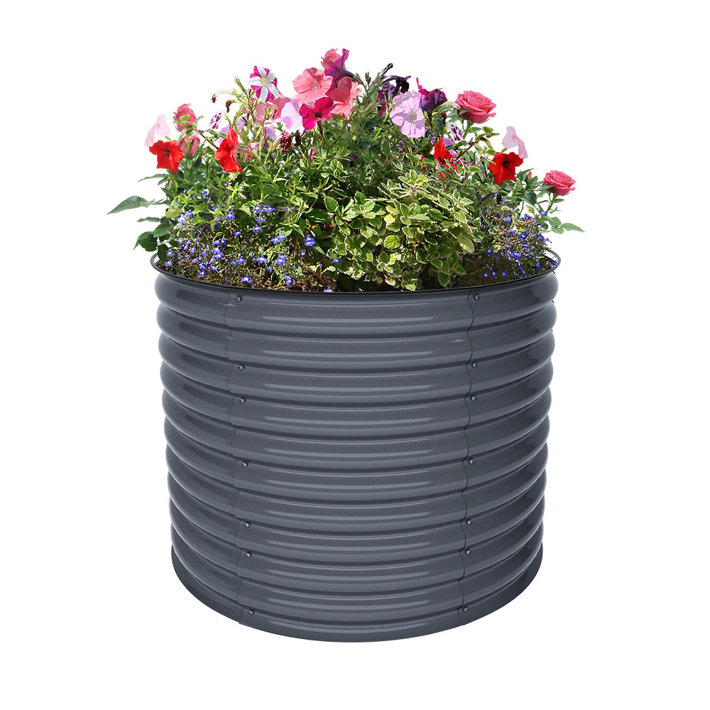 32'' Tall 42'' Round Metal Raised Garden Beds