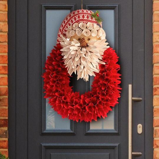 santa wreath