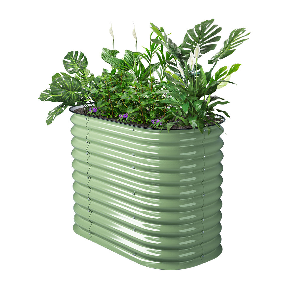 32'' Tall 3.5'x2' Metal Raised Garden Beds (2 in 1)