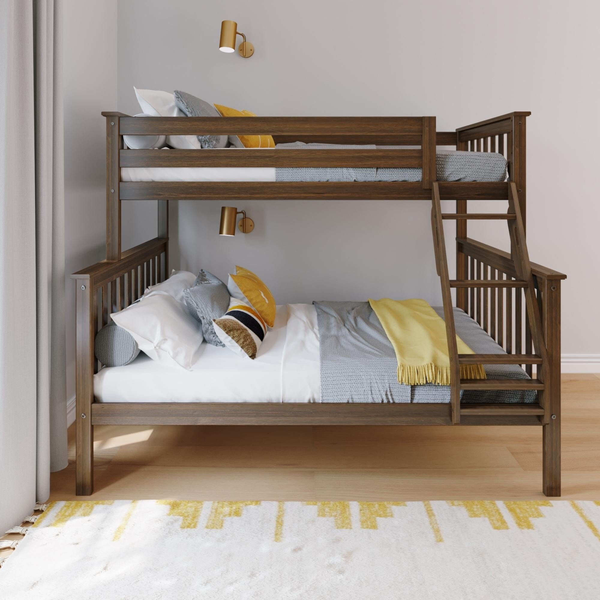 🎄Store Closing Sale💖Kid's Twin Over Full-Size Bunk Bed