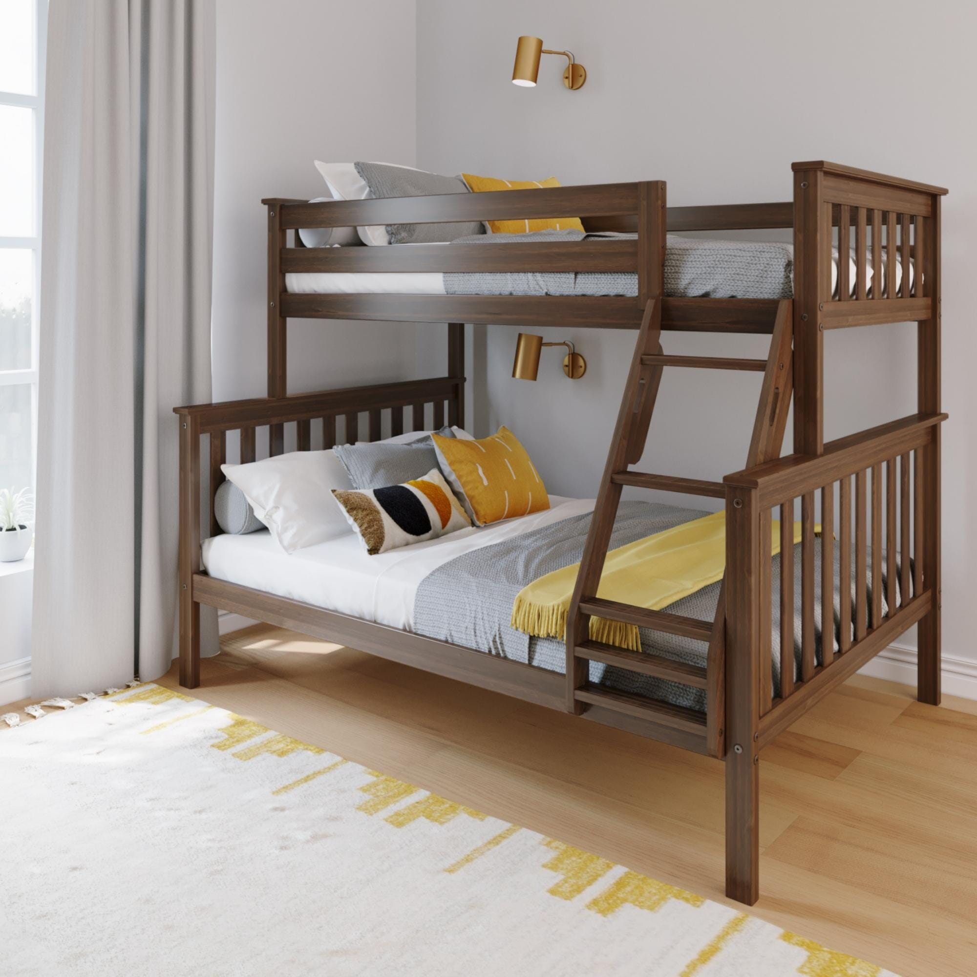 🎄Store Closing Sale💖Kid's Twin Over Full-Size Bunk Bed