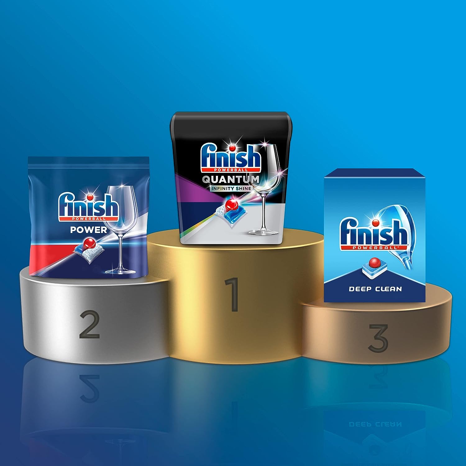 Finish - All in 1 - Dishwasher Detergent - Powerball - Dishwashing Tablets - Dish Tabs - Fresh Scent, 94 Count (Pack of 1) - Packaging May Vary