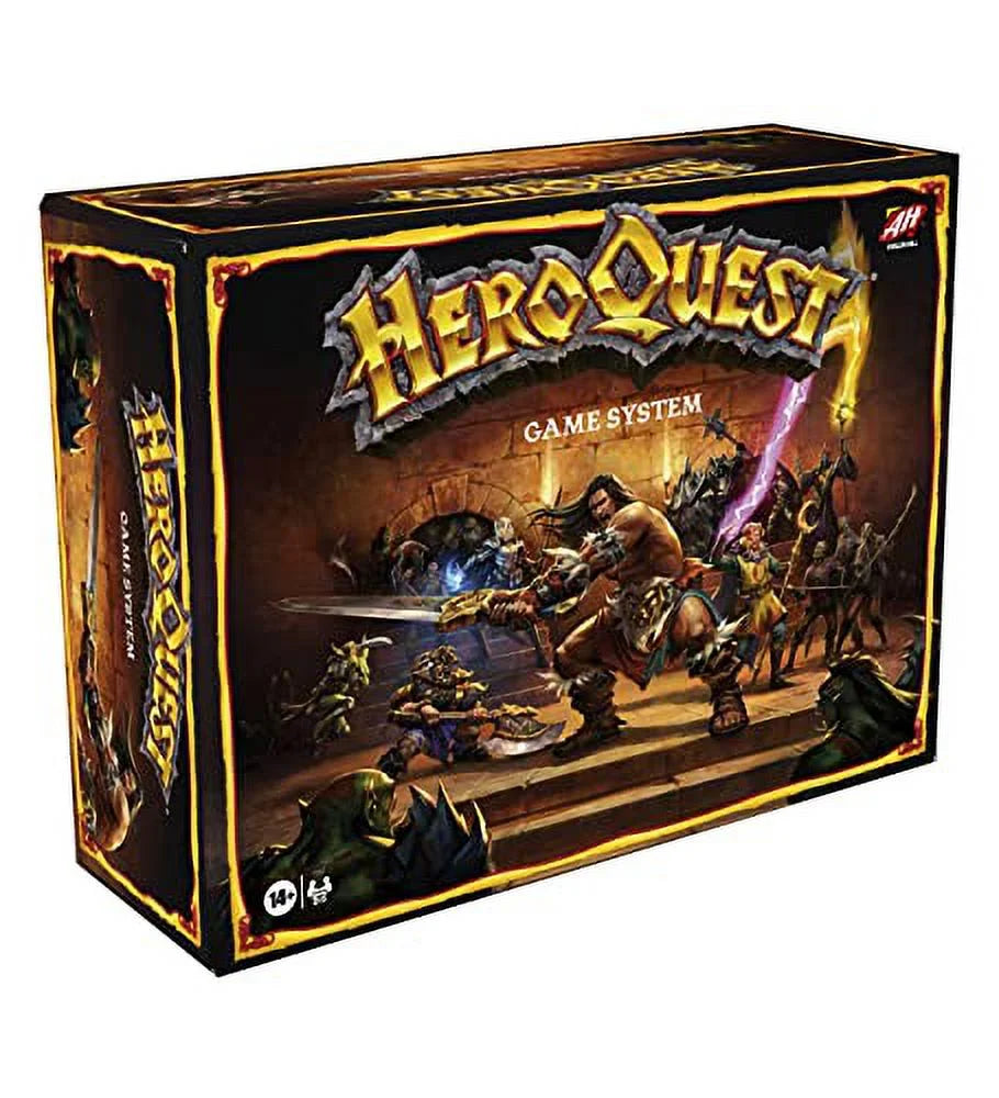 Hasbro Gaming Avalon Hill HeroQuest Game System Tabletop Board Game, Immersive Fantasy Dungeon Crawler Adventure Game for Ages 14 and Up, 2-5 Players