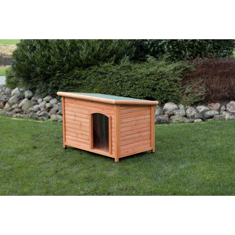 Gilmore Brown Wood Insulated Dog House