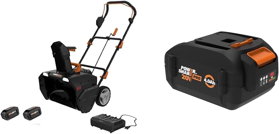 Cordless Snow Blower Power Share with Brushless Motor - WG471 (Batteries & Charger Included)