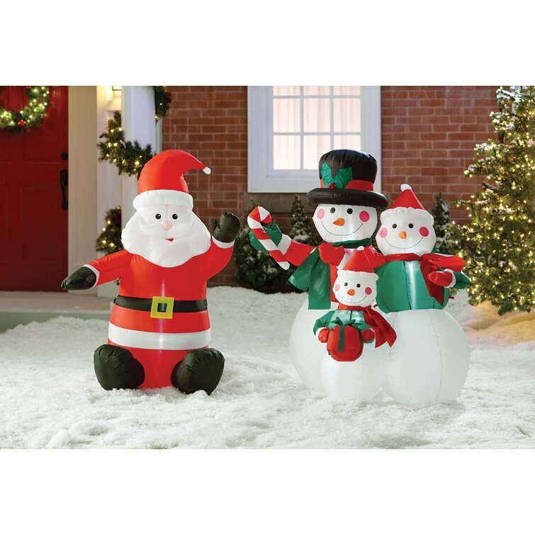Snowmen Family Inflatable