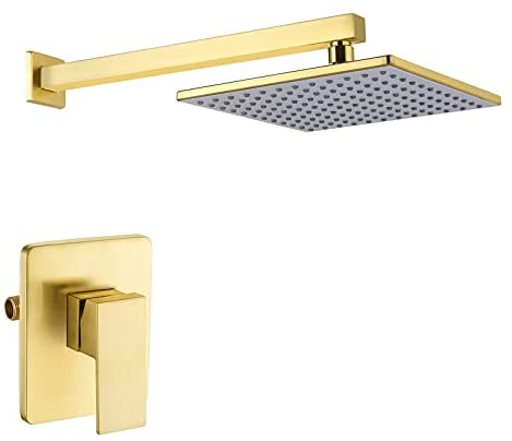 KES Black Shower Faucet Shower Valve Rain Shower