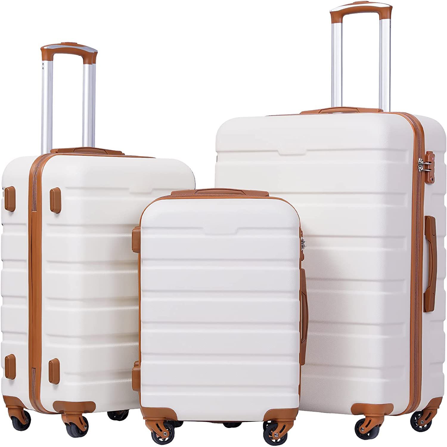 Luggage 3 Piece SetApricot White