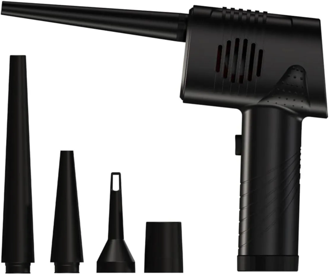 Cordless air dust collector, computer cleaning dust collector, portable electric compressed air blower