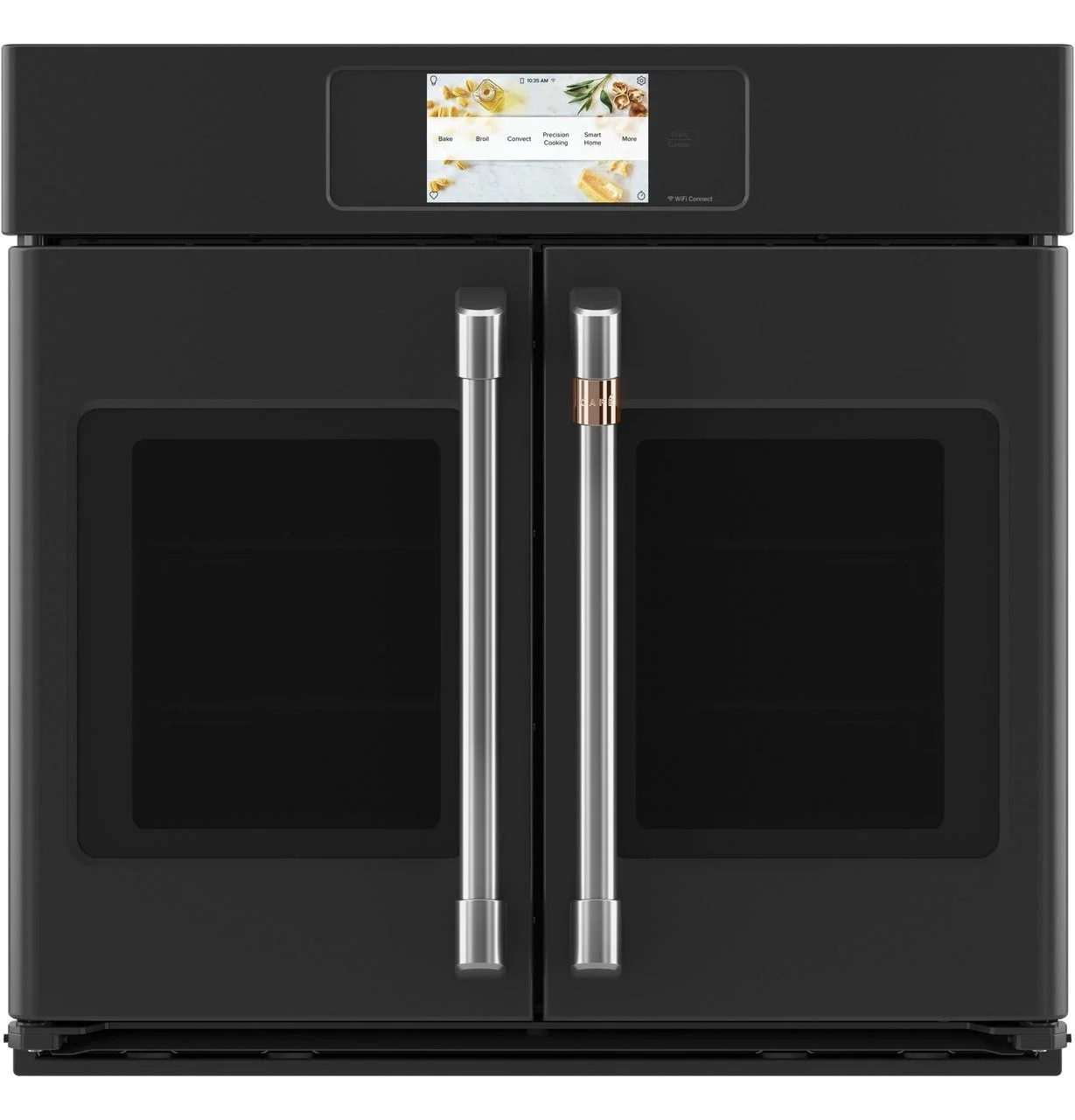 Cafe? CTS90FP3ND1 30 inch Matte Black Single Convection Smart Electric Wall Oven