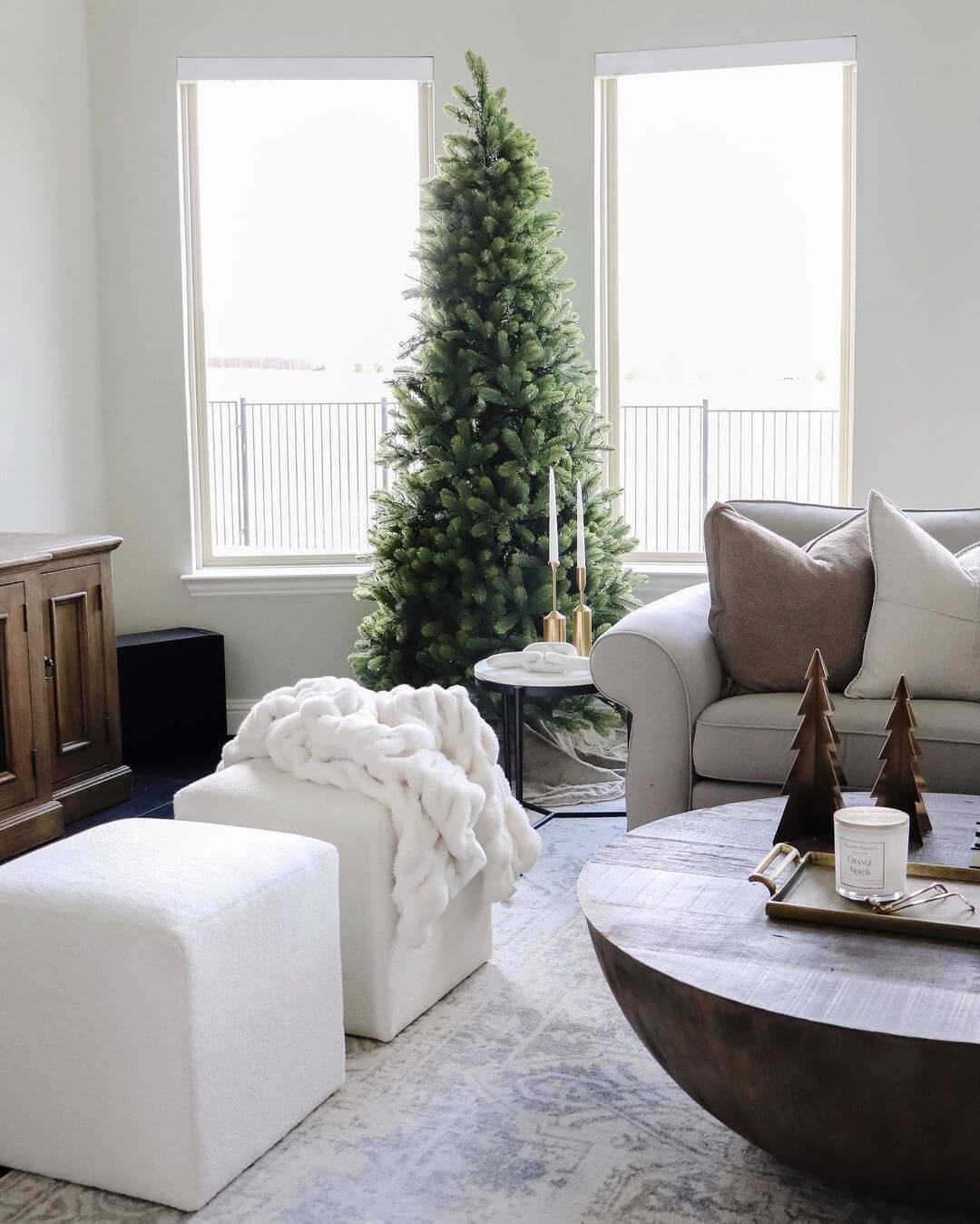 7.5' Royal Fir Slim Quick-Shape Artificial Christmas Tree Unlit