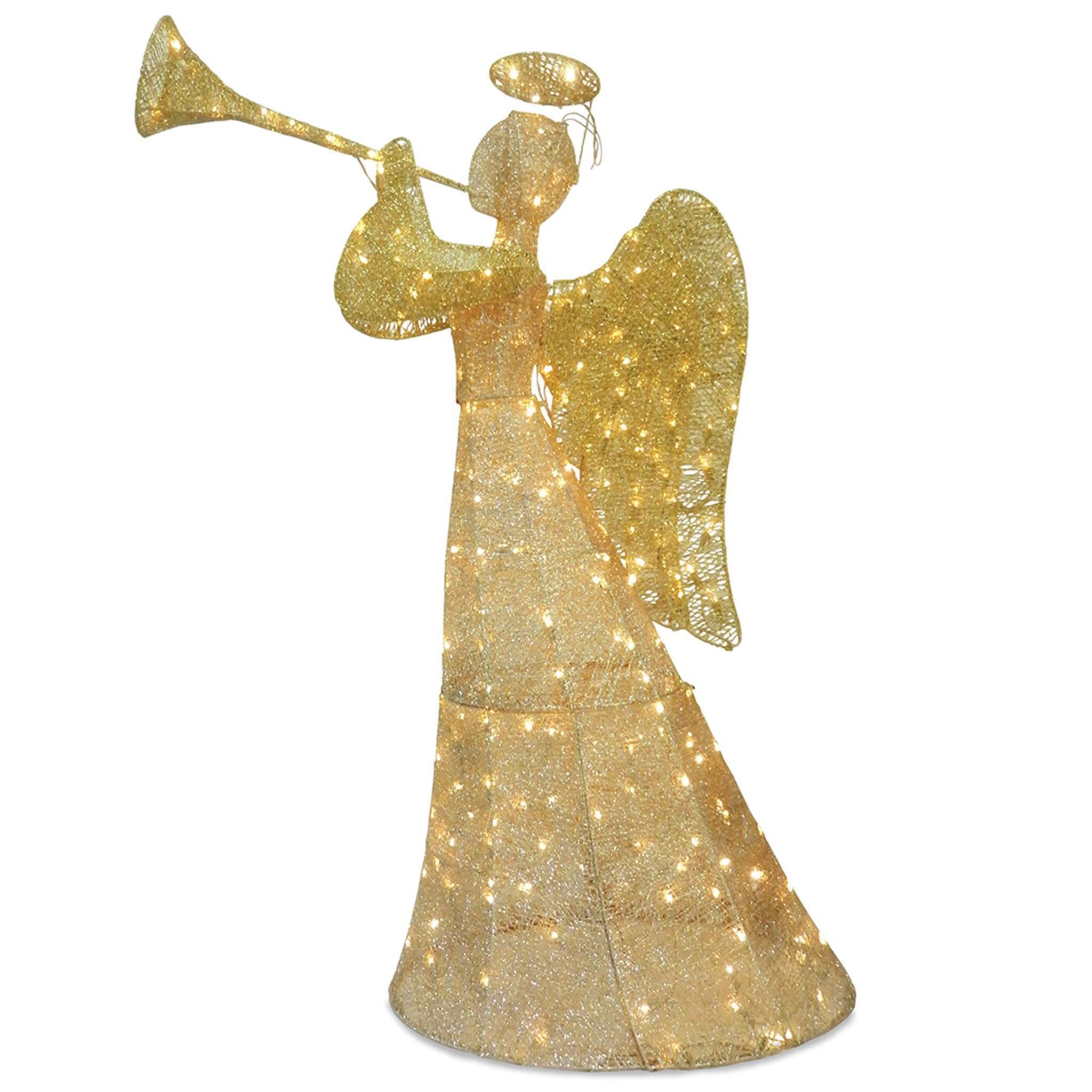 60in. Angel Decoration with LED Lights