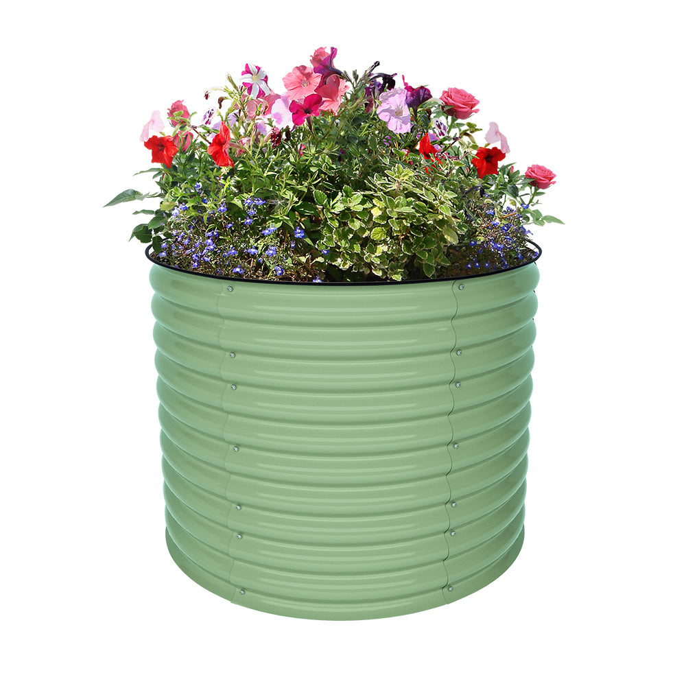 32'' Tall 42'' Round Metal Raised Garden Beds