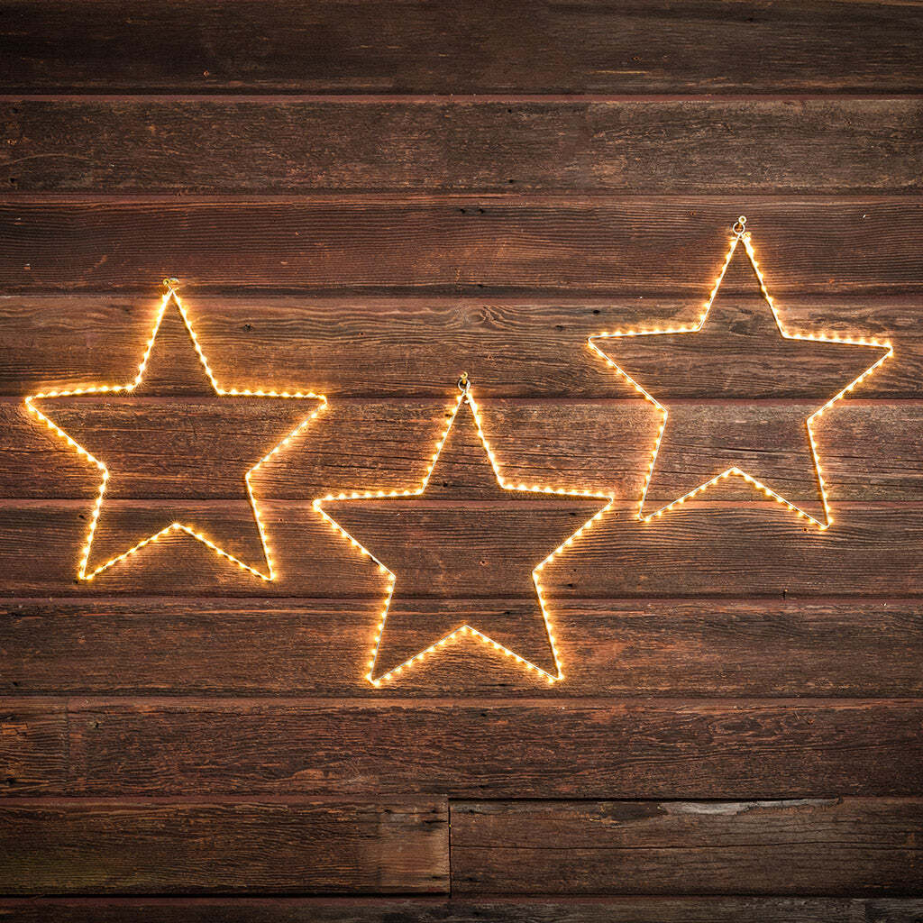LED Star Lights - Set of 3