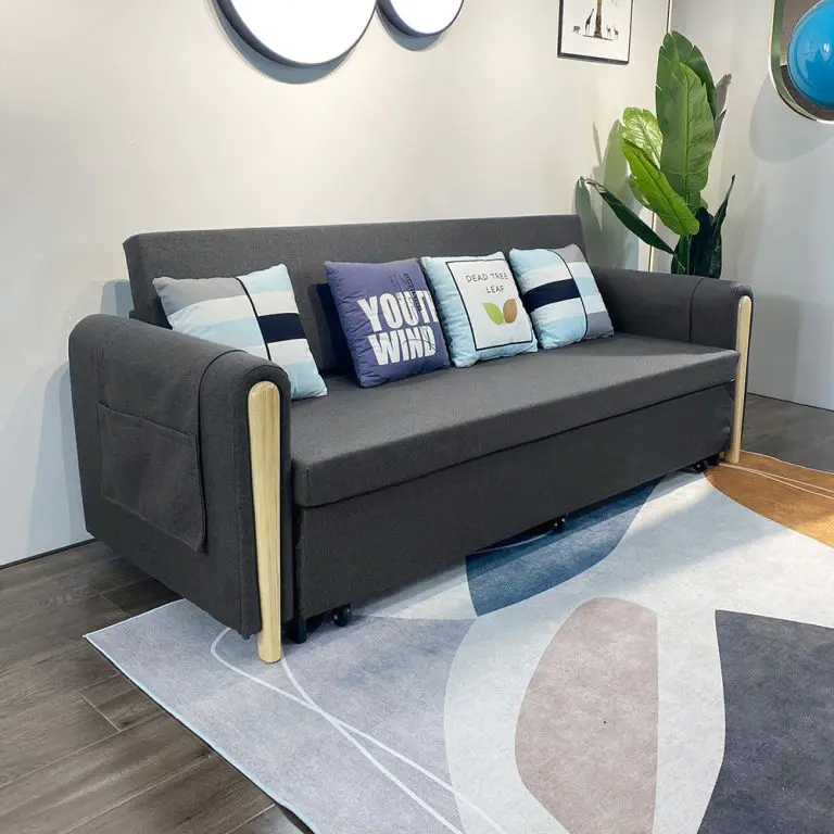 82″ Full Sleeper Sofa Upholstered Convertible Sofa Bed with Storage