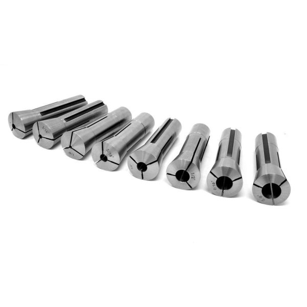33182A Imperial Steel Collet Set for R8 Metal Milling hines (8-Piece)