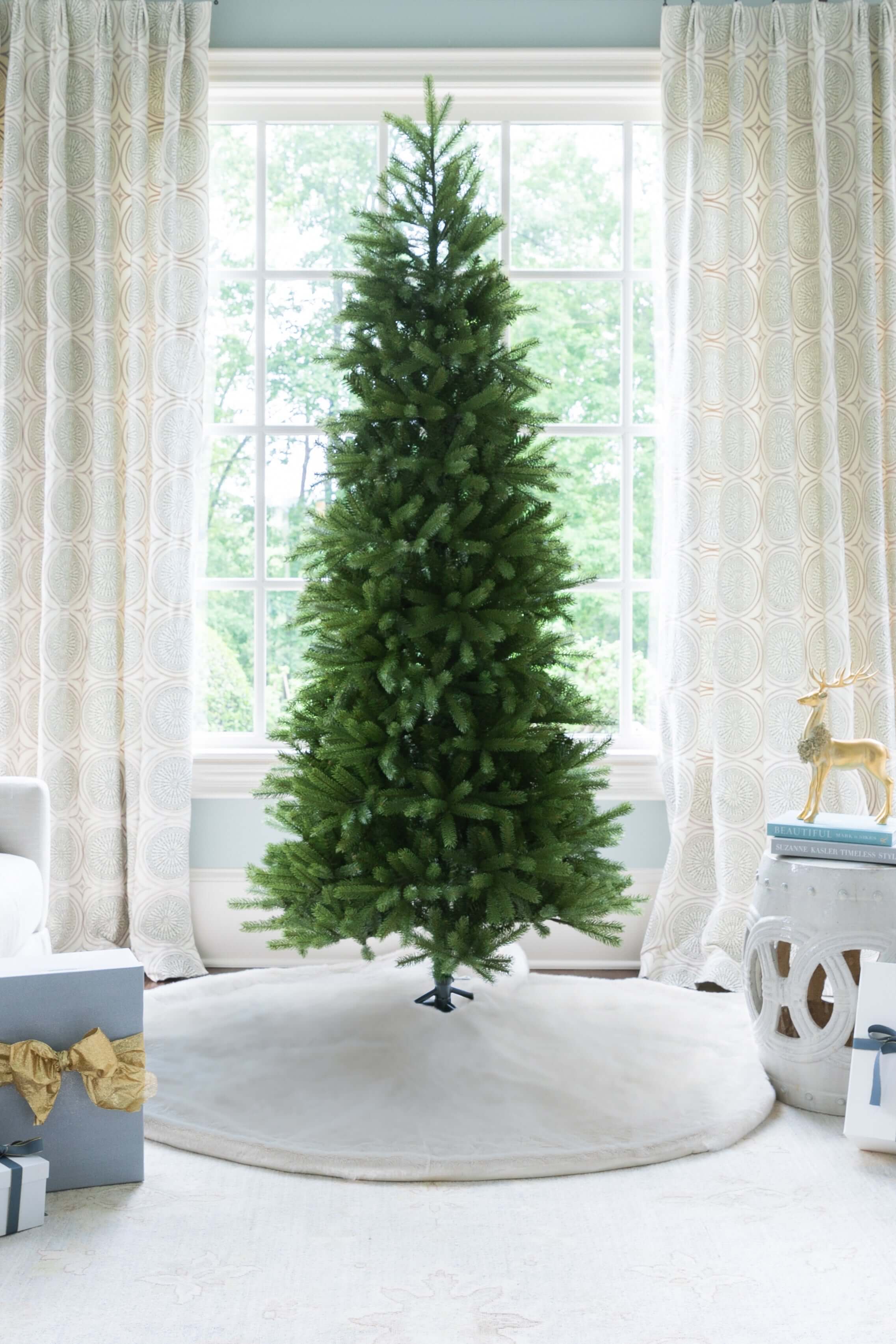7.5' King Fraser Fir Slim Quick-Shape Artificial Christmas Tree Unlit