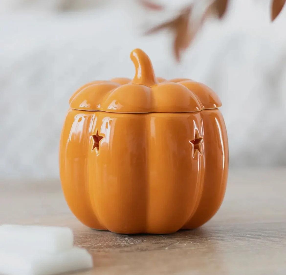 Pumpkin Orange Wax Burner