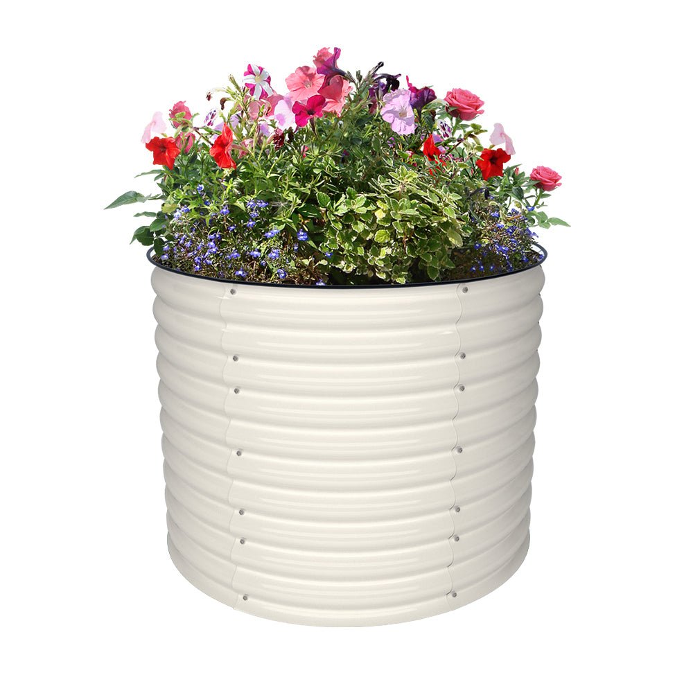 32'' Tall 42'' Round Metal Raised Garden Beds