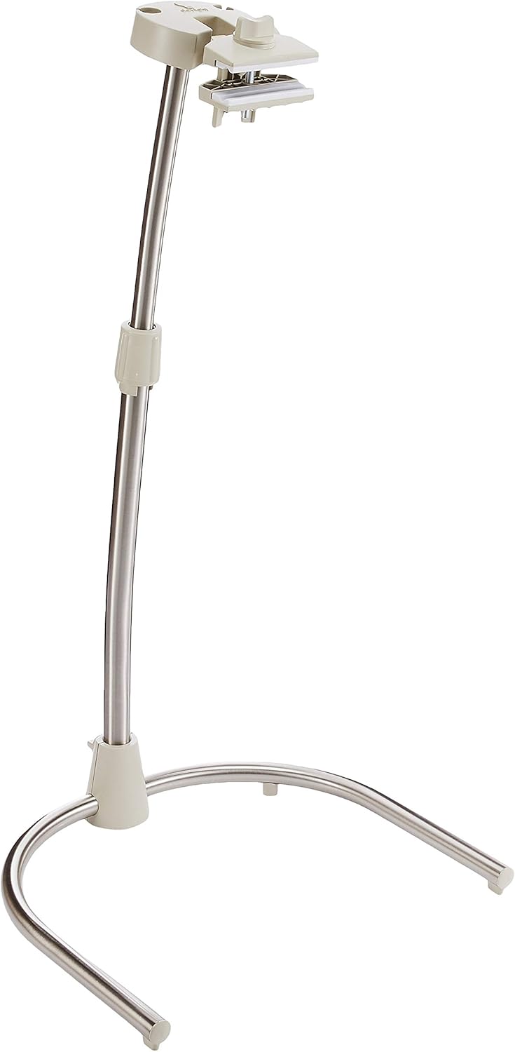 Company Stitchsmart Stand, Adjustable Embroidery Hoop Stand, Rotated Cross Stitch Stand, Hoop Holder, Hands Free Needlework Stand for Art Craft Sewing Projects,White