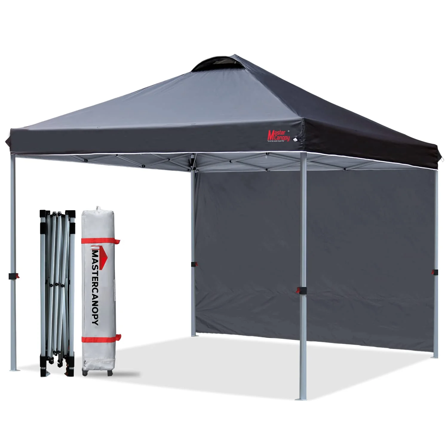 MASTERCANOPY Durable Pop-up Canopy Tent with 1 Sidewall