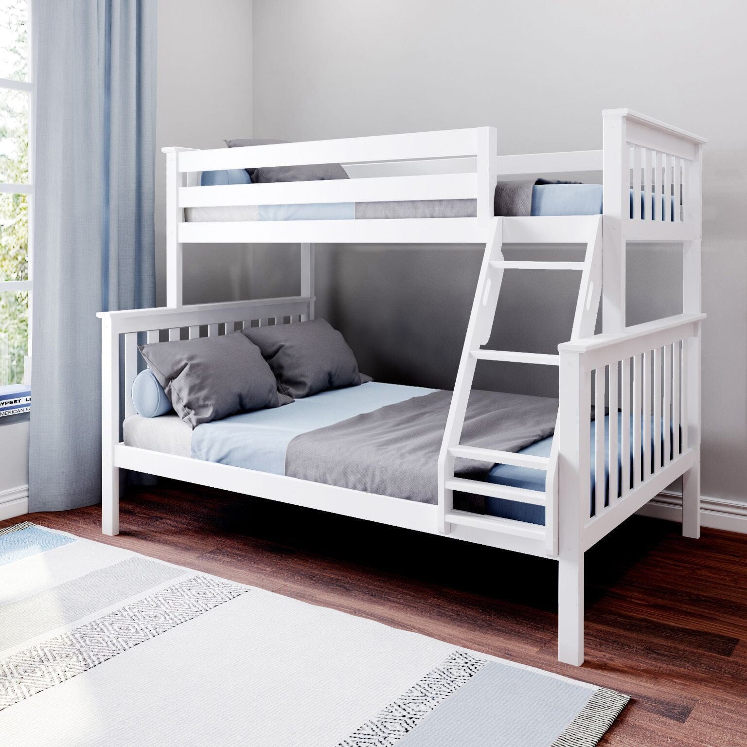 🎄Store Closing Sale💖Kid's Twin Over Full-Size Bunk Bed