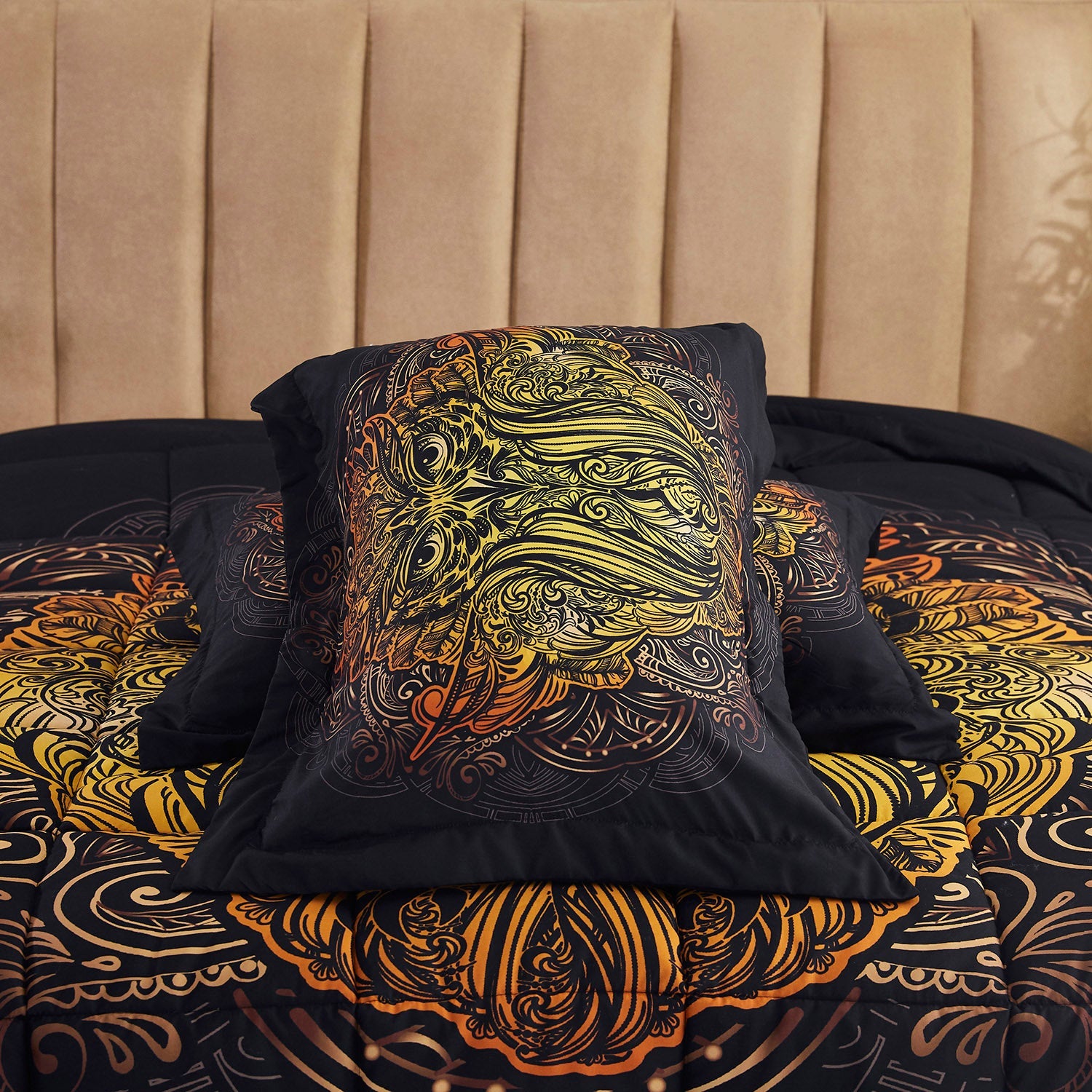 3D Reactive Print Owl All Season Comforter Set Twin -S7