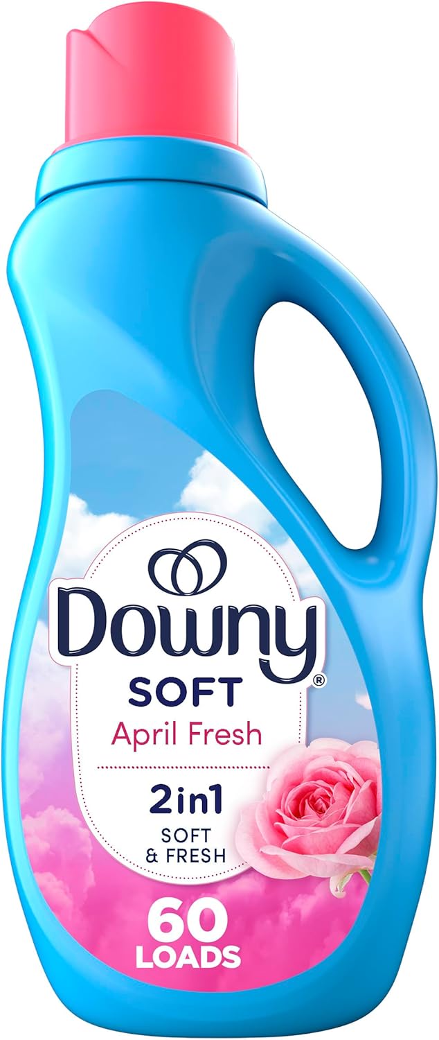 Downy Fabric Softener Liquid, Cool Cotton Scent, 140 fl oz, 190 Loads