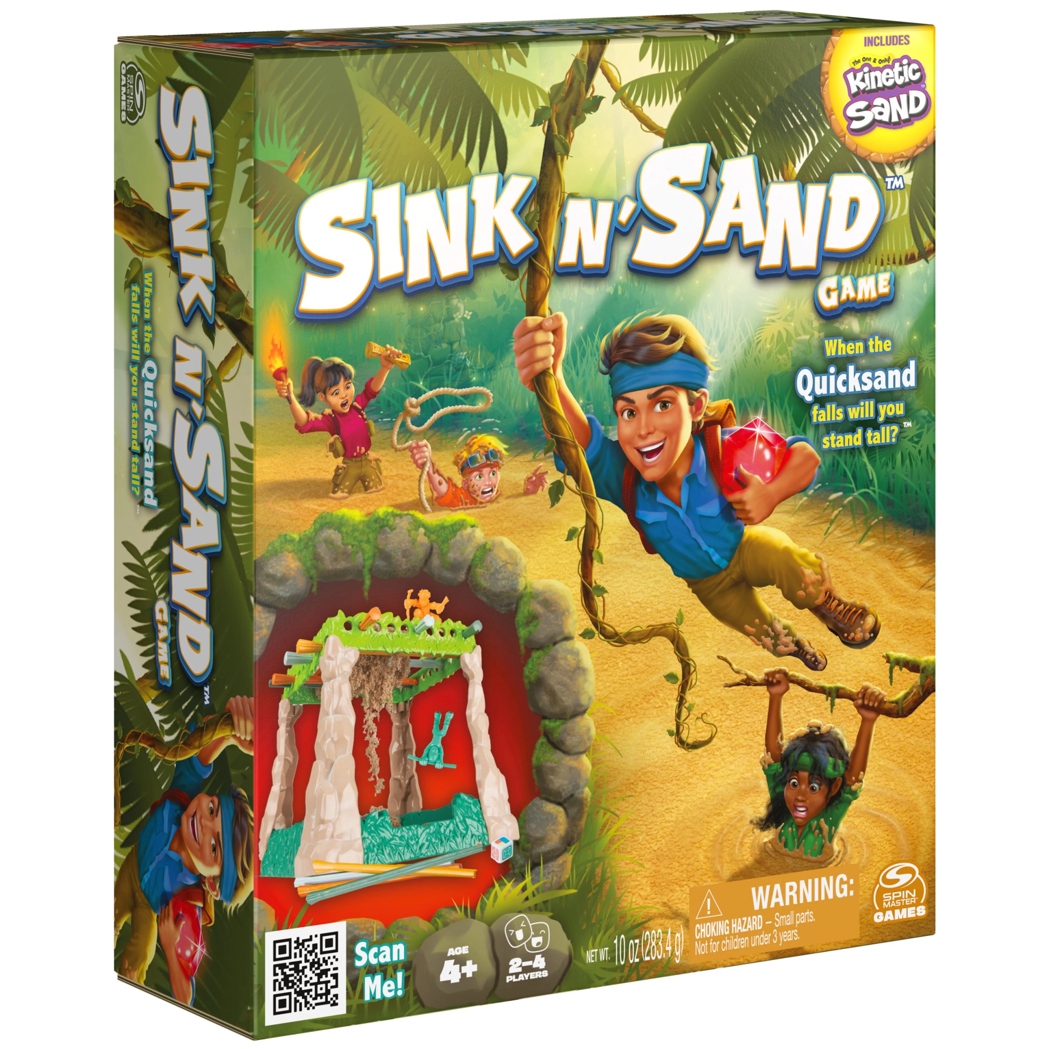 Sink N' Sand, Board Game with Kinetic Sand, for Kids Ages 4 and up