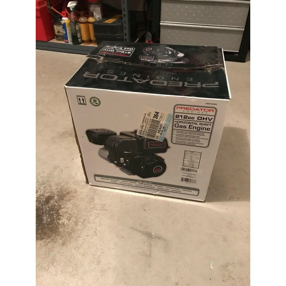 Predator Horizontal Shaft Engine �C 6.5 HP, 212cc