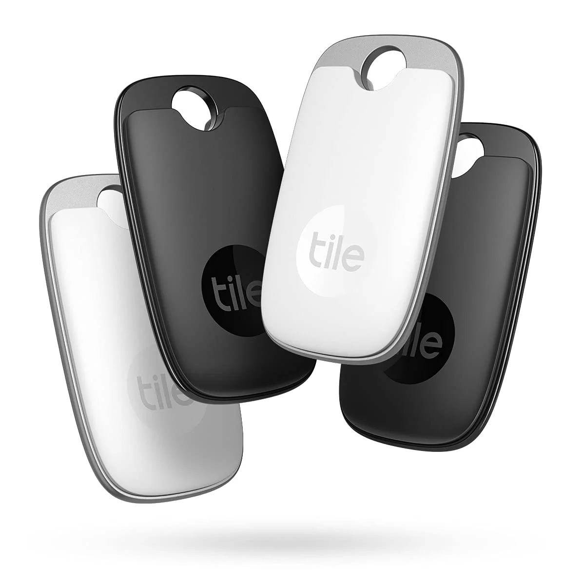 Tile Pro 4-Pack | Powerful Bluetooth Tracker, Keys Finder and Item Locator