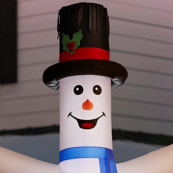 12 ft animated inflatable jolly jiggler snowman