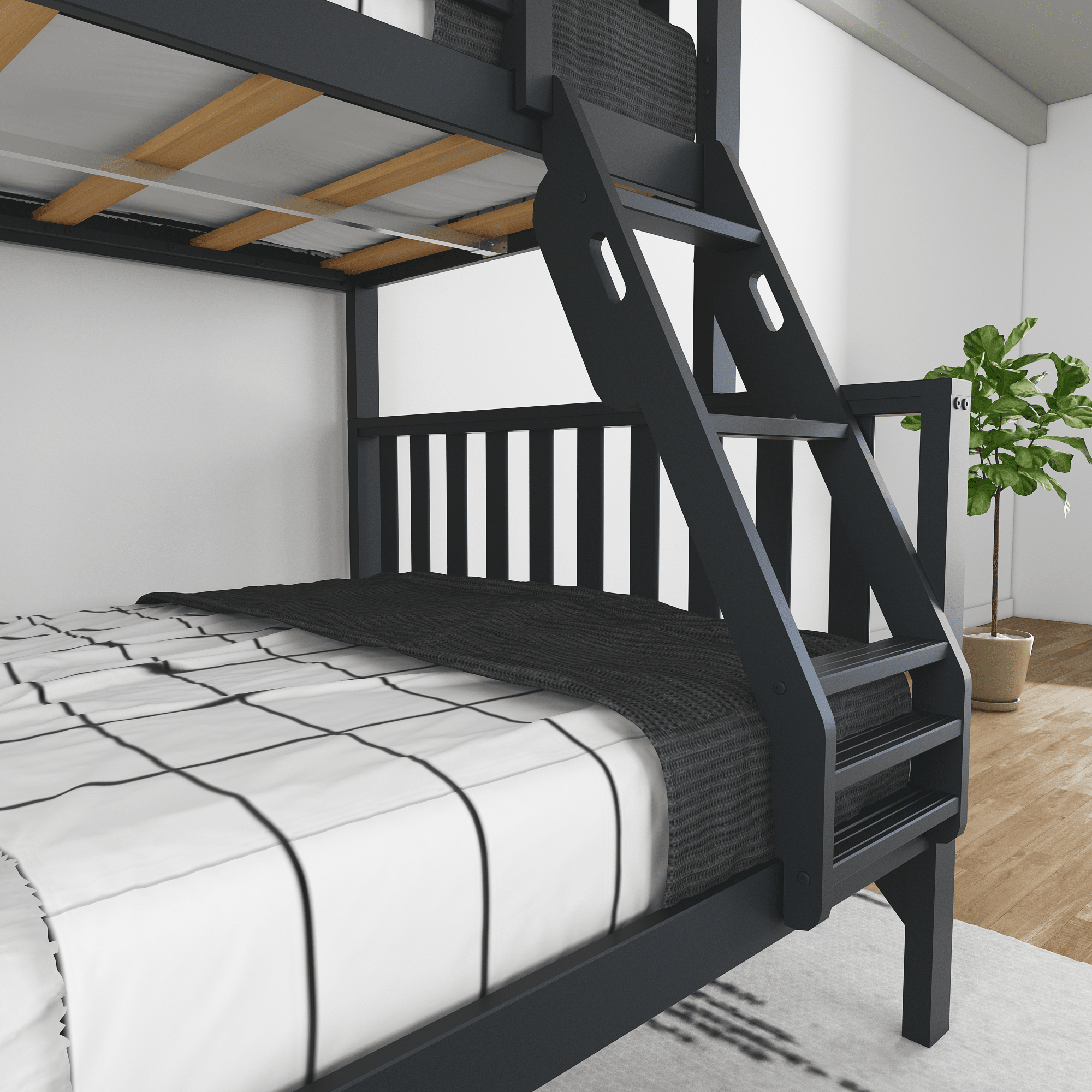 🎄Store Closing Sale💖Scandinavian Twin over Full Bunk Bed